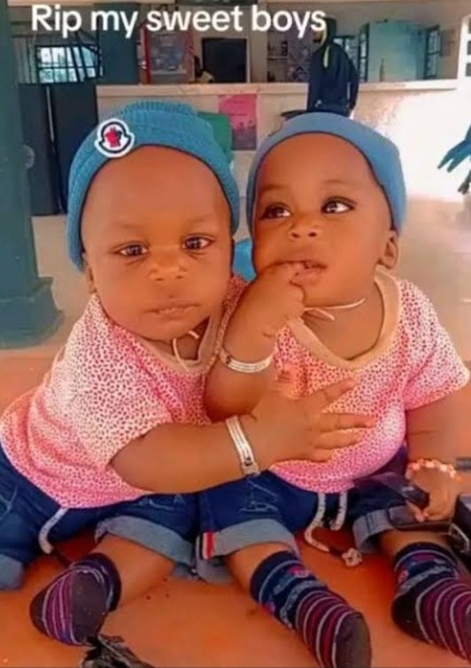 Father Grieves over death of twin boys