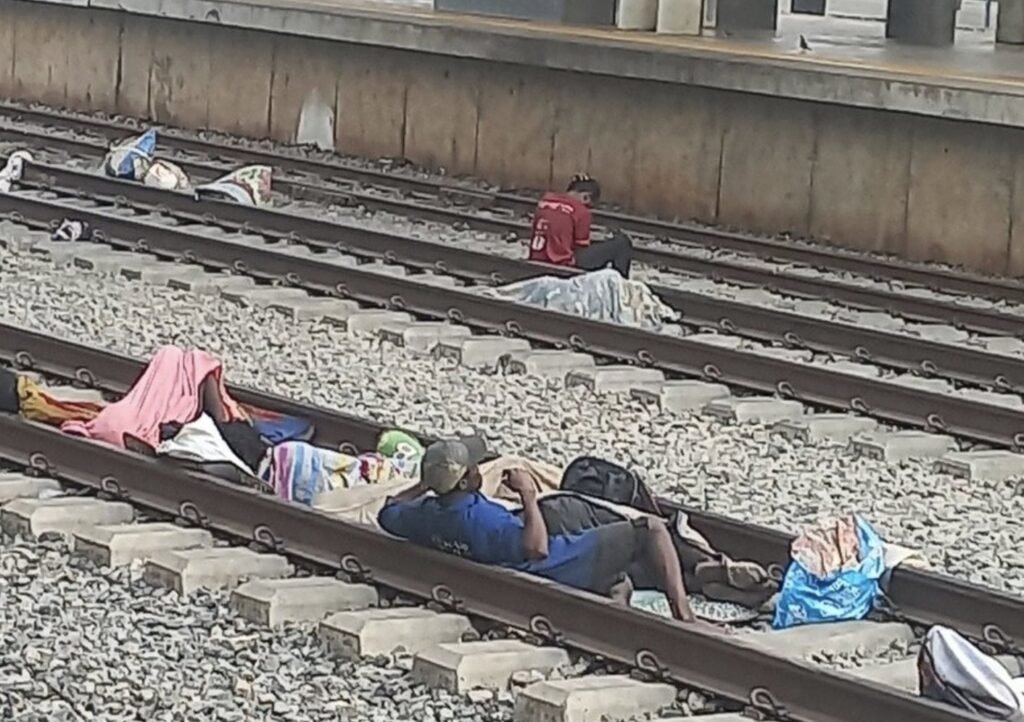 Homeless Nigerians Risk Death Sleeping on Active Lagos-Ibadan Rail Tracks — Remi Sonaiya 
