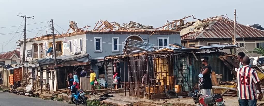 Rainstorm Rips Roofs Off Homes and Churches in Osogbo, Displacing Families